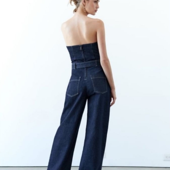 Zara Denim Jumpsuit *Bloggers' Fave* - Picture 5 of 15